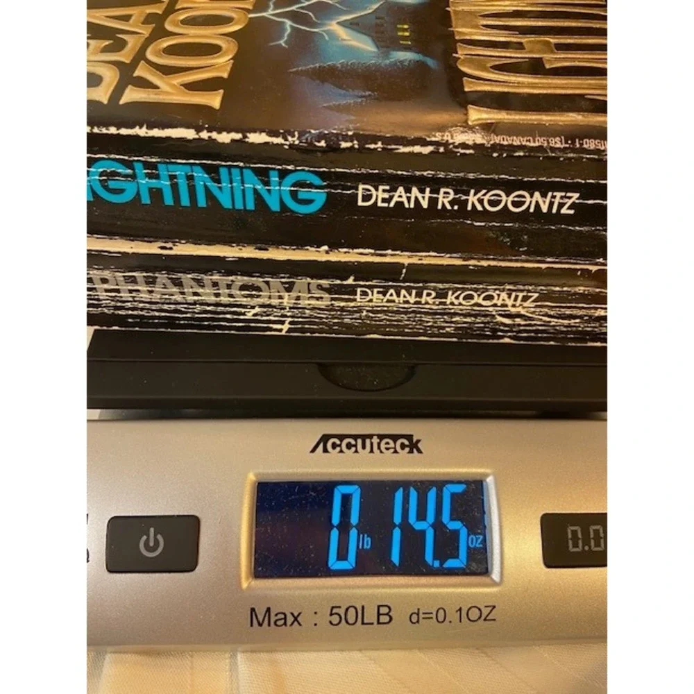 Dean R Koontz Phantoms and Lightning Vintage Paperback Book Lot Berkley 1980s